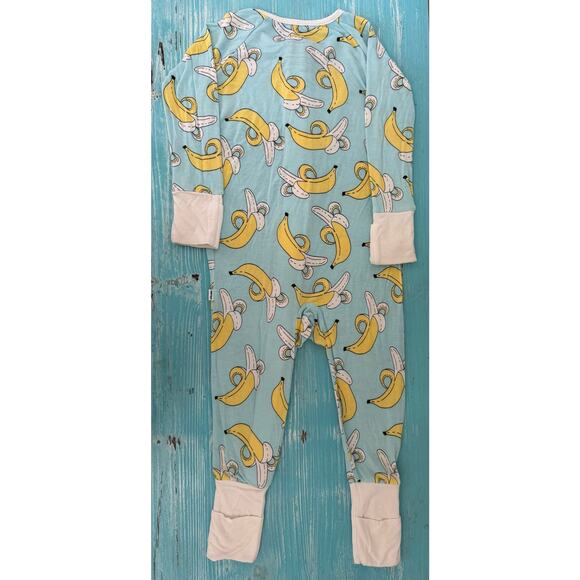 Little Sleepies Bamboo Baby Pajamas Size 6-12 Months - Picture 3 of 5